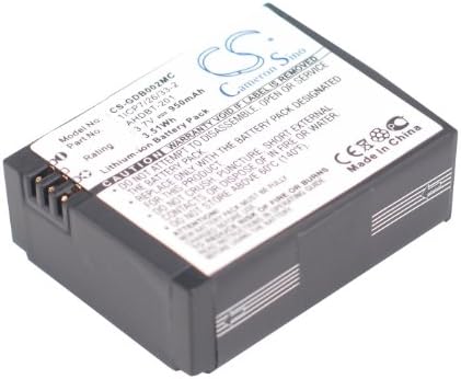Substituição da bateria para GP HD Hero3+ Silver Edition AHDBT-20101 1ICP7/26/33-2 601-00724-00A
