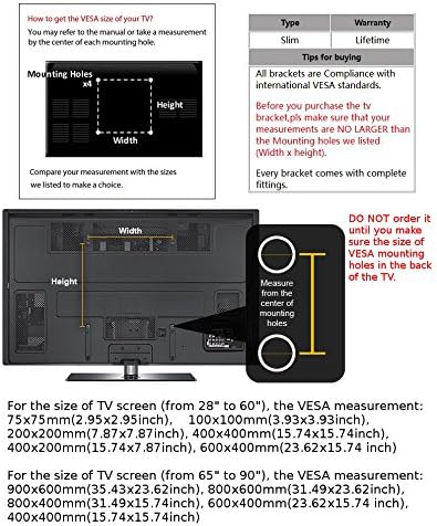 CK Global de baixo perfil de inclinação de parede de TV com nível de espírito integrado para Samsung TV AA59-00508A