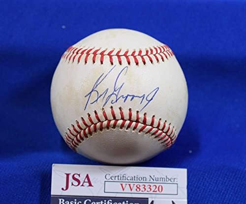 Ken Griffey Jr Early JSA Coa Autograph American League Oal assinou beisebol