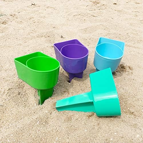 Home Queen Beach Cup Titular com bolso, suporte multifuncional de xícara de areia para obter o telefone
