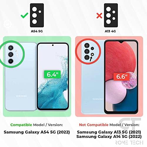 Caixa de telefone de clipe de cinto de cinto de roma para Samsung Galaxy A54 5G 6,4 - SM -A546