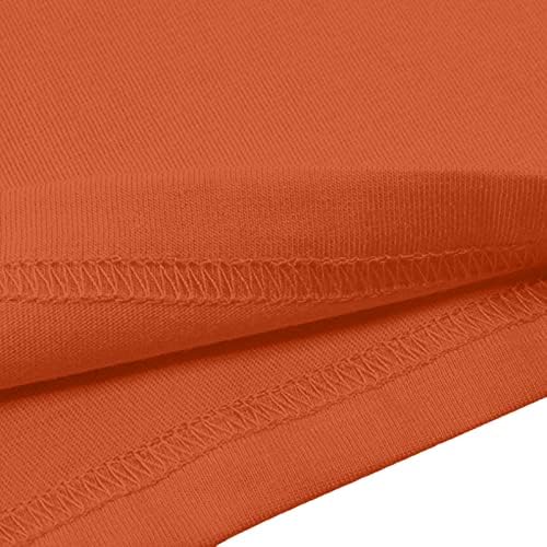 Camisa de blusa laranja queimada para mulheres masculino no verão outono de manga curta 2023 Roupas de