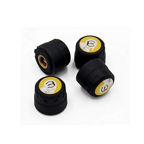 Sistema de monitoramento de pressão do pneu Wistek Bluetooth, com 4 sensores externos TPMs, 5 modos de alarme e