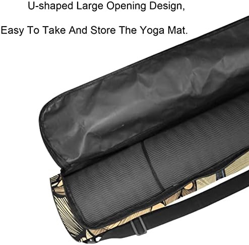 Laiyuhua Yoga Mat Bag, bolsa de ginástica de ioga com zíperes duplos para mulheres e homens - zíperes lisos,