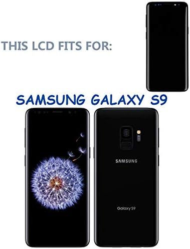 Swark AM-OLED Compatível com Samsung Galaxy S9 G960U G960F G960W Black LCD Display Touch Screen