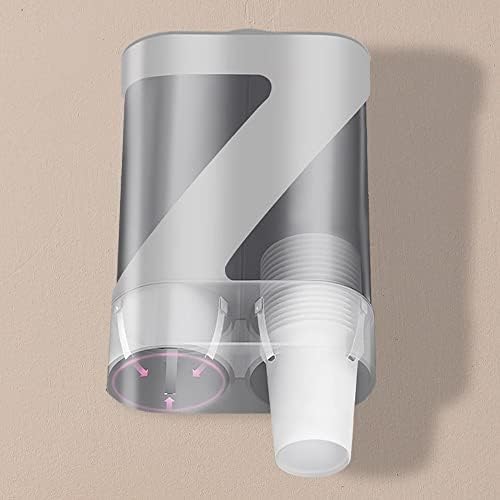 Dispensador de xícara JTKDL, dispensador de copo de papel de montagem na parede, suporte de copo de tipo