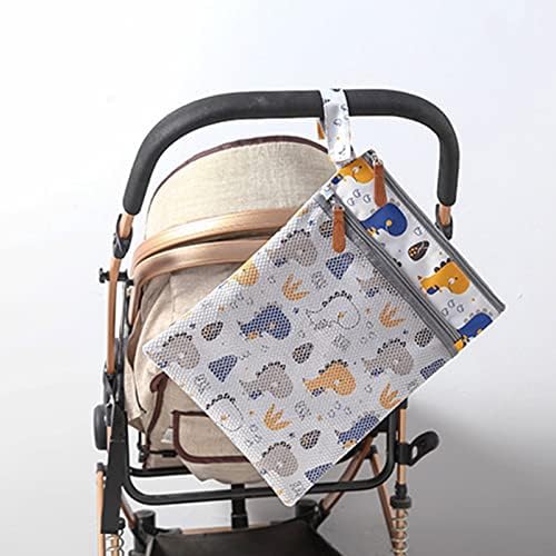 Bolsa de fralda bebê reutilizável bolsa molhada fralda lavável Sacos molhados seco fralda infantil leite