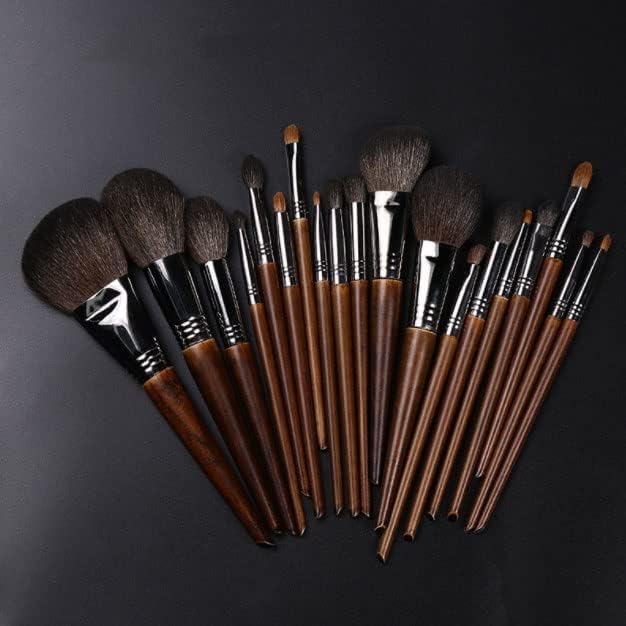 Provas de beleza de beleza de Walnuta portátil 24 Maging Brush Definir ferramentas de pincel de maquiagem