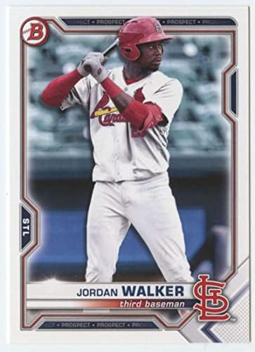 2021 Bowman Draft BD-187 Jordan Walker RC Rookie St. Louis Cardinals MLB Baseball Trading Card