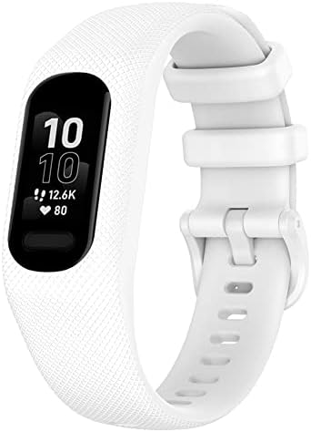 Waekethy Watch Band para Garmin VivoSmart 5, 3 Pack Soft Silicone Strap Sports Substacement Band compatível