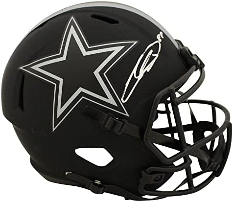 CEEDEE LAMB assinou o Dallas Cowboys Eclipse Speed ​​Réplica Fan 27668 - Capacetes NFL autografados