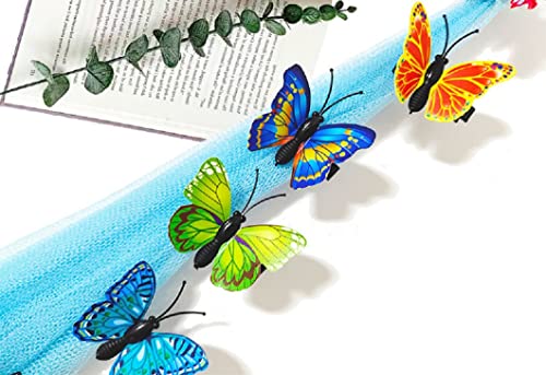 30 PCs Cabelo de borboleta Clipes coloridos artesanais menina bebê clipes de borboleta colorida barretas de borboleta