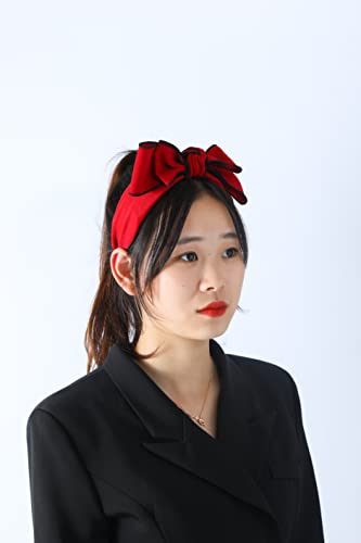 SARTS Red Bow Bow Bands para a cabeça para meninas arcos de cabelo para mulheres Acessórios para cabelos