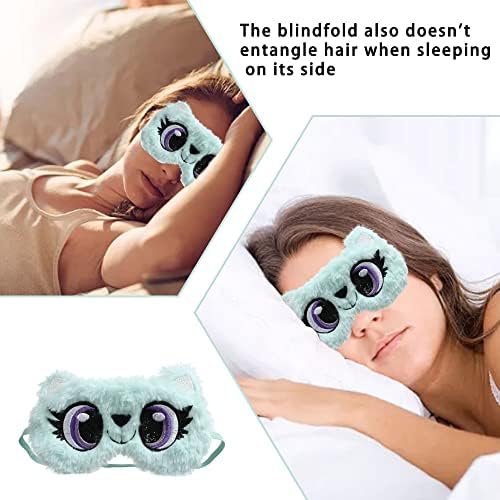 Máscara de olho macia máscara do sono capa de olho para viajar para dormir crianças adultas meninas meninas