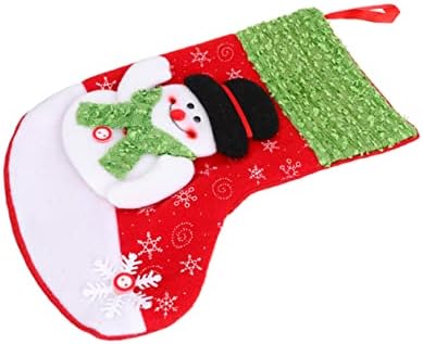 Zerodeko 1 PC Saco de doces pingente de bolsas Navideñas para Christmas lareira Decoração Bolsa