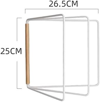 Slsfjlkj dobrando racks de armazenamento de metal para desktop toalheiro hanguer de pano de pano de secagem rack