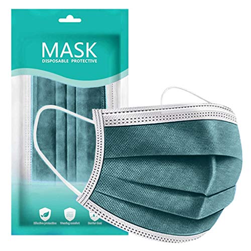 Greenblack FACE_MASKS Máscara esportiva descartável máscaras de papel máscaras pretas face_mask face_mask pacote