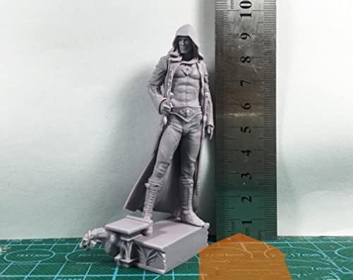 ETRIYE 75MM 1/24 Modelo de caractere de resina Sci-Fi Assassin Warrior Diecast Modelo Kit em miniatura /YQ961