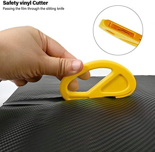 Ehdis Snitty Safety Vinil Film Cutter Vinil Wrap Cutter Paper Fibra de corte Ferramenta de papel