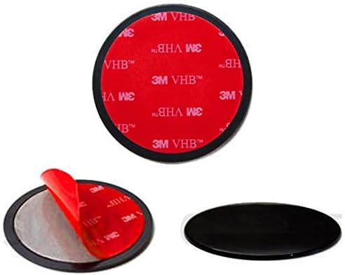 Navitech 80mm Adesivo Circular Universal Disc Disc Compatível com o uso com copos de sucção de pára