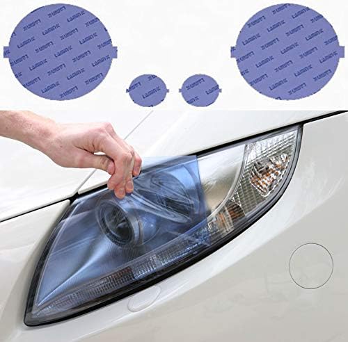 Tampas de farol azul de ajuste personalizado lamin-x para VW LUPO