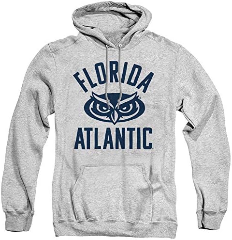 Florida Atlantic University Official One Color Owl Logos unissex adultos com capuz adulto