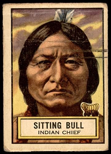 1952 Topps 58 Sitting Bull Poor
