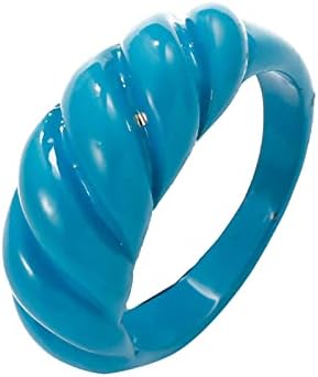 Pulseira retro ring anel colorido de óleo de anel de doce de linhas geométricas anéis geométricos