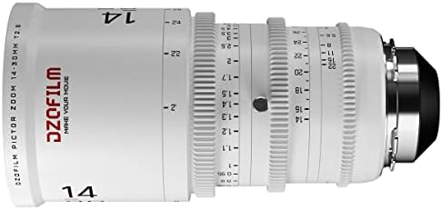 Dzofilm Pictor 14-30mm T2.8 Super35 Lente Cine Parfocal para Mount PL e Canon EF, White