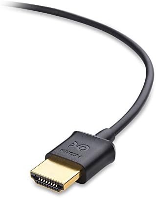 Cabo Matters 2-Pack Ultra Thin HDMI Cabo 6 pés 4K com classificação com Ethernet