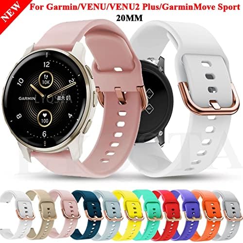 Bandas de relógio inteligente onecm para Garmin Venu/Venu2 Plus Vivomove HR Silicone Bracelet