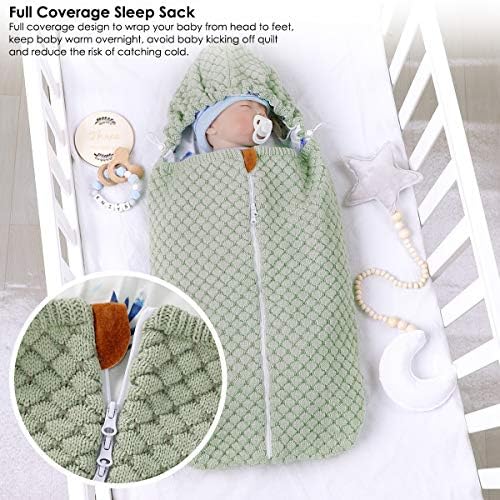 Saco de saco de dormir de bebê Camidy, carrinho infantil Wrap Swaddle com zíper.