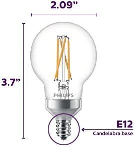 Philips 25W G16.5 Lâmpada LED diminuída com efeito de escurecimento de brilho quente branco macio