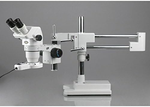 AMSCOPE ZM-4BZ3 Microscópio de zoom de estéreo binocular profissional, EW10X Ecyepieces, ampliação 2x-90X,