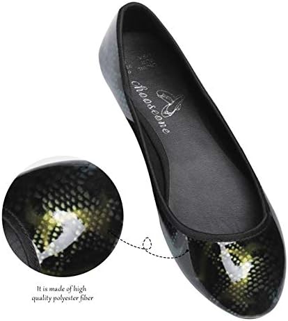 Escolha Women Women lantejous sapatos planos de balé confortável salas de dança latina casual Ladies Ladies