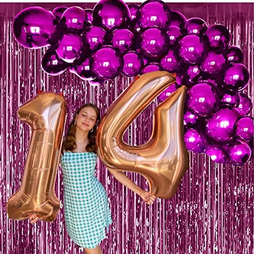 Balões de festa balões de látex metalic 50pcs e petiscos de cortina 2pcs cenário, balões de 12 polegadas de aniversário