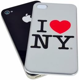 Dr. Bott I Love New York [Caso de metal para iPhone 4/4s] Metal Shield Silver 16765