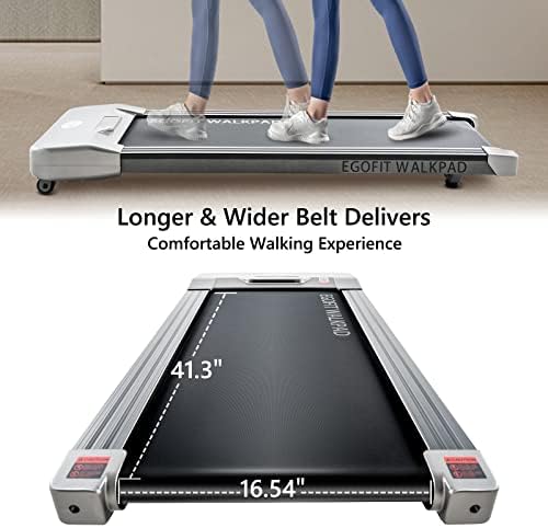 Egofit Walkpad Under Desk Treadmill Pad Pad Padable Treadmill plana para o exercício de casa e escritório