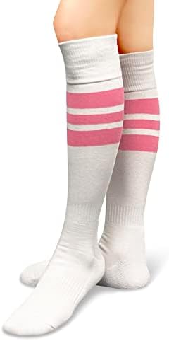Couver Pink Breast Cancer Consciência Rosa Athletic Sports Knee Socks - dedo do pé almofadado, solo