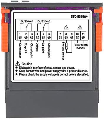 Xixian Digital Temperature Controller STC-8080A+ TERMOSTATA DE GETIMAGEM para geladeira de geladeira