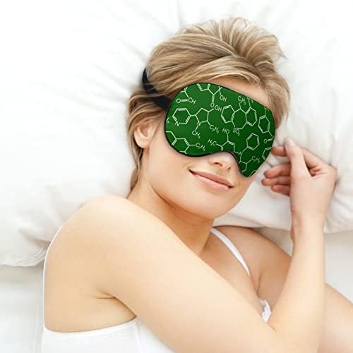 Química ciência máscara de olho de sono para cegas cegas de cegas de olhos para mulheres presentes