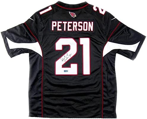 Patrick Peterson assinou o Arizona Cardinals Nike Limited Black Jersey - camisas da NFL autografadas