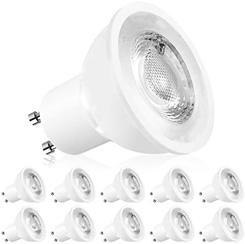 Luxrite mr16 gu10 lâmpadas LEDs LED diminuídas, equivalente a halogênio de 50W, 2700k branco
