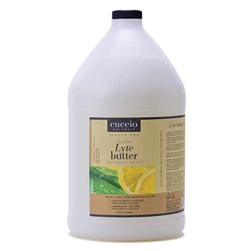 Cuccio Naturale Lyte Ultra -Sheer Body Butter - Creme de hidratante perfumado de reabastecimento