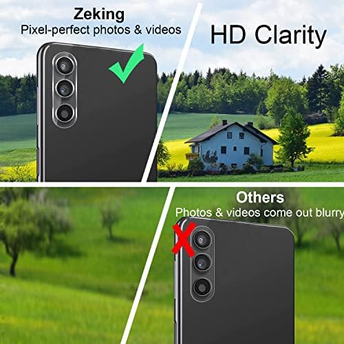 Zeking [2+2 pacote] para o protetor de tela de vidro temperado com o Samsung Galaxy A14 5G de privacidade