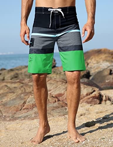 Ninovino Men's Sportwear Turnks Shorts Quick Dry Board com forro