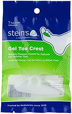 Steins Hammer Toe Crest Cushion e Buttress Pad reduz a pressão dos calos e dos dedos dos pés, tamanho universal,