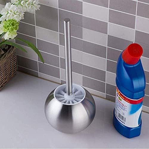 Escova de escova de vaso sanitário Novo escova de vaso sanitário e suporte de aço inoxidável pincel de vaso