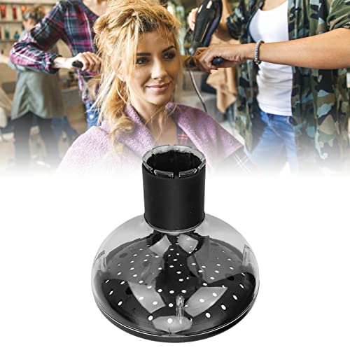 Difusor do secador de cabelo, acessório profissional portátil de salão de cabelo PC para cabelo para cabelo ondulado encaracolado