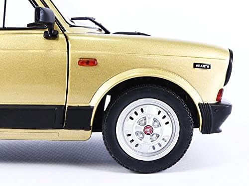 SOLLO S1803804 1:18 1980 Autobianchi A112 Mk5 Abarth-Bronze Metallic Collectible Miniature Car,